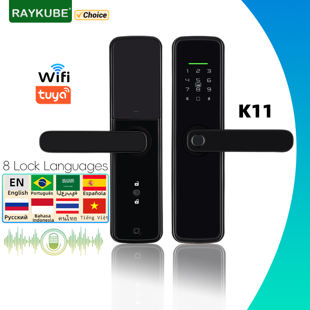 Letter Opener Brass - RAYKUBE K11 Tuya Wi-Fi биометрический замок