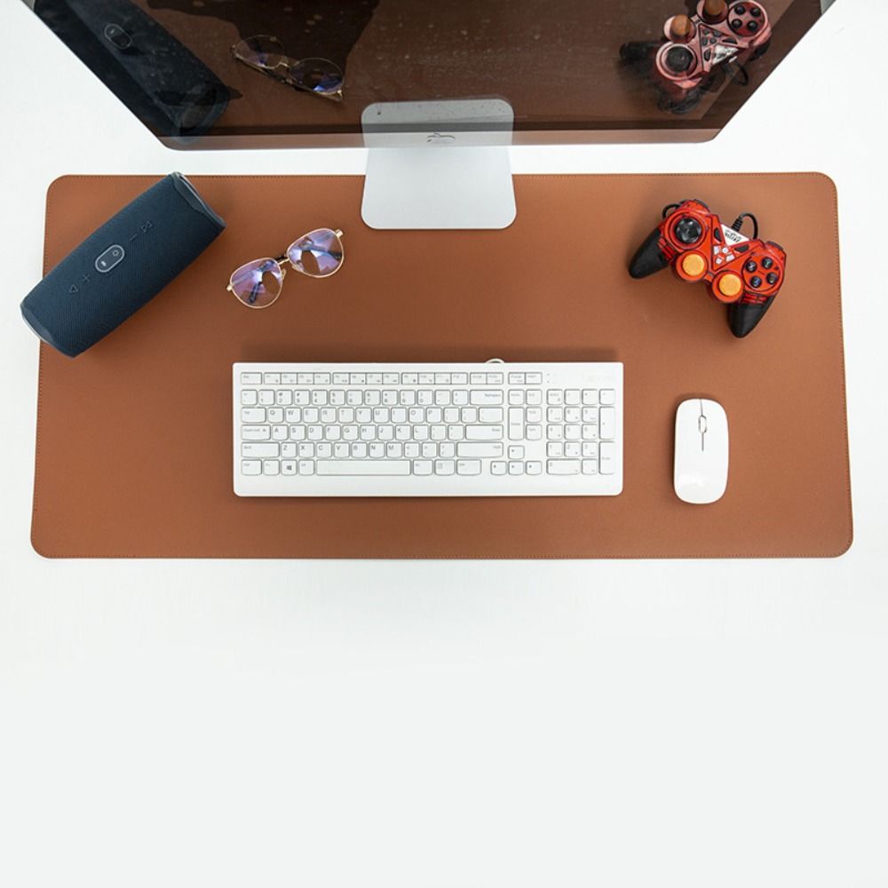 Цветной коврик для клавиатуры  – обзор и цена Leather Desk Pad