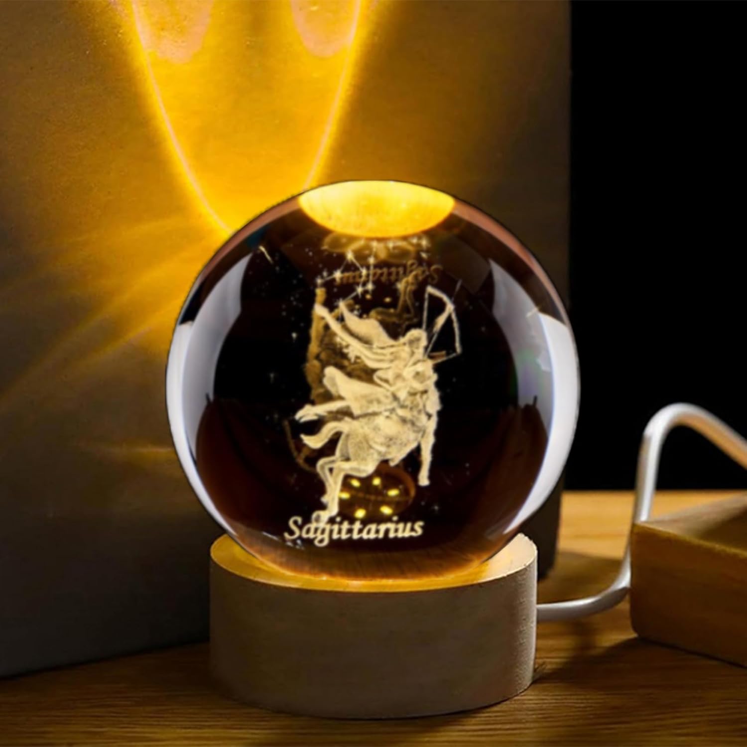 3D хрустальный шар Стрельца с  – обзор и цена Paper Weight Crystal