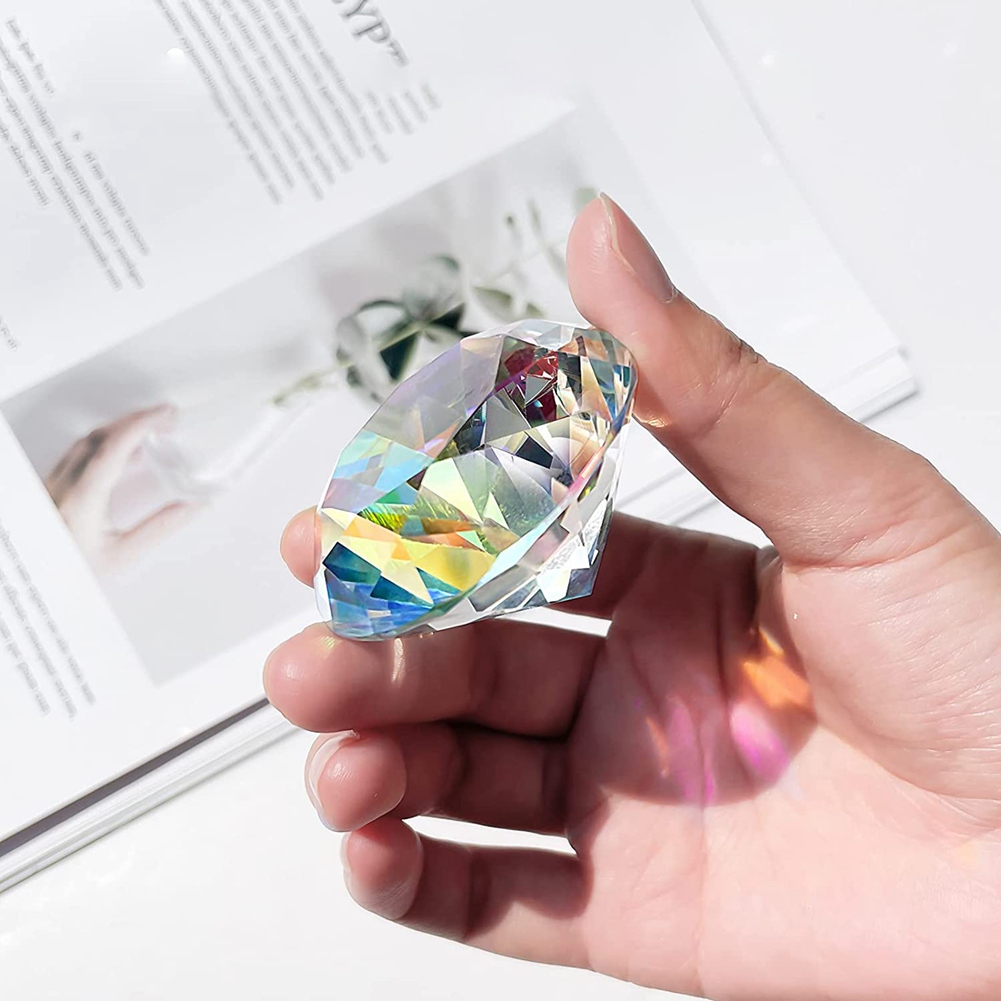 AB46-2PCS 50 мм/2 дюйма AB-цве – обзор и цена Paper Weight Crystal