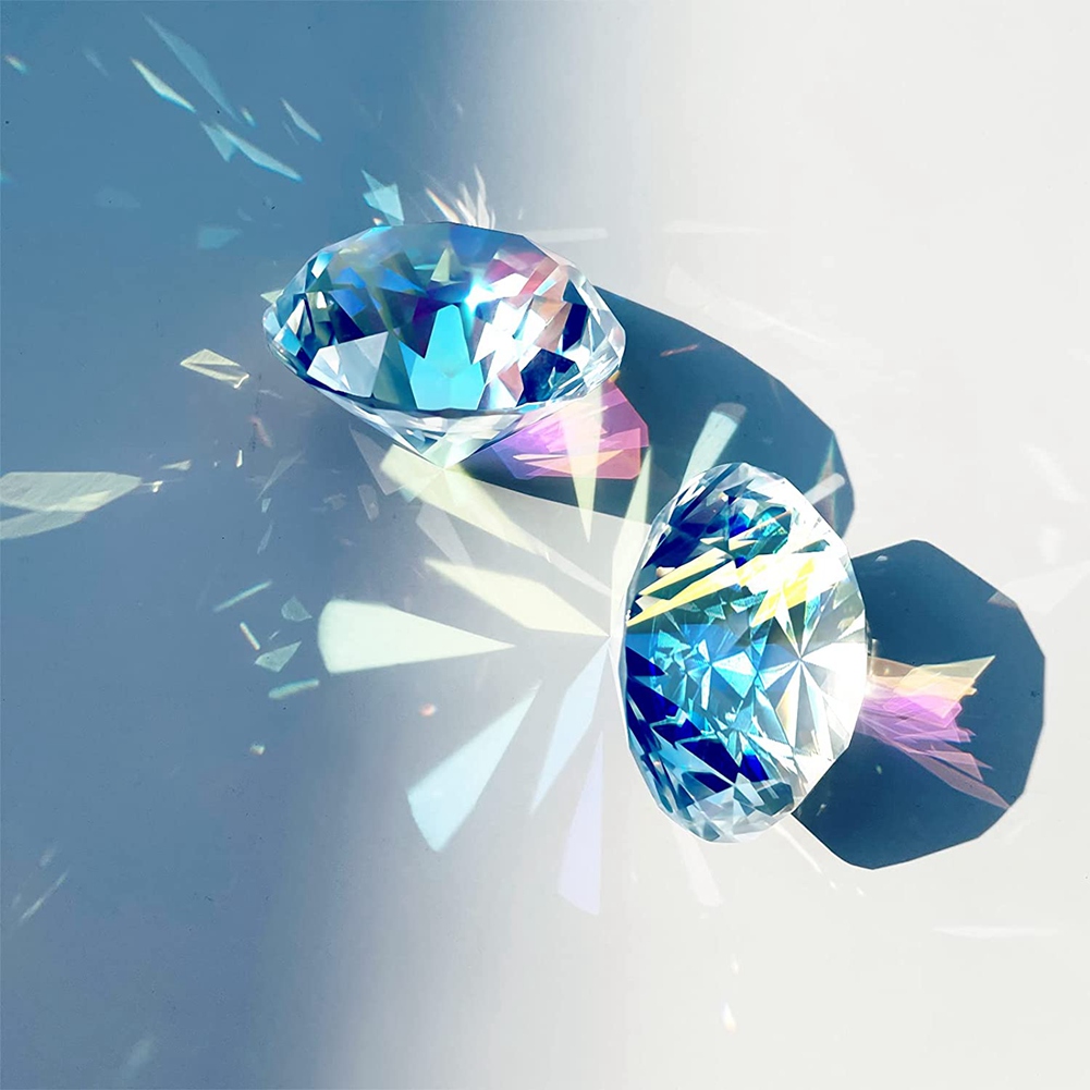 AB46-2PCS 50 мм/2 дюйма AB-цве – обзор и цена Paper Weight Crystal