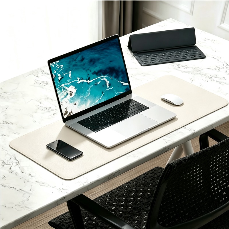 1 шт. Большой коврик для мыши  – обзор и цена Leather Desk Pad