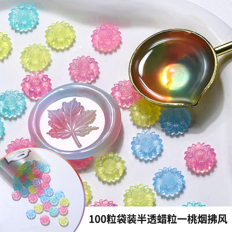 100 шт. полупрозрачные сургучн – обзор и цена Wax Seal Stamp Set
