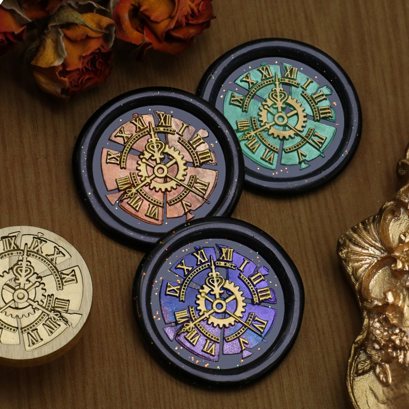 Ретро часы восковой штамп медв – обзор и цена Wax Seal Stamp Set